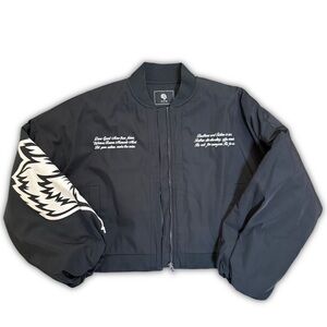 Darc Sport Cropped Bomber Jacket